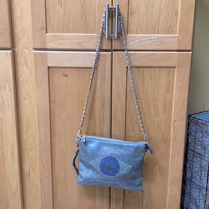 Evil Eye Silver Purse